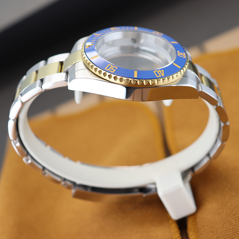 40mm diver Watch Cases 904 Strap Sapphire For Seiko Nh35 Nh36 nh38 Eta2824 8215