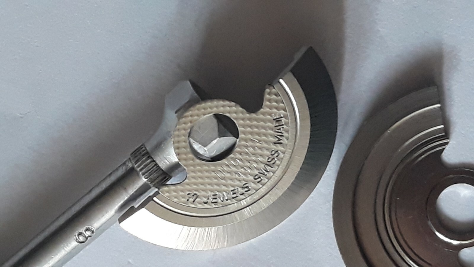 VINTAGE Rotor -Oscillating weight Watch DUGENA 3365 ETA2873 movement parts swiss