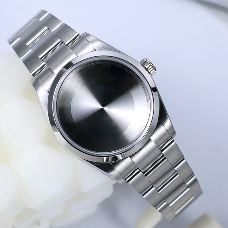 Vintage Oyster 36mm Case Sapphire Glass For NH36 Movement Quick release