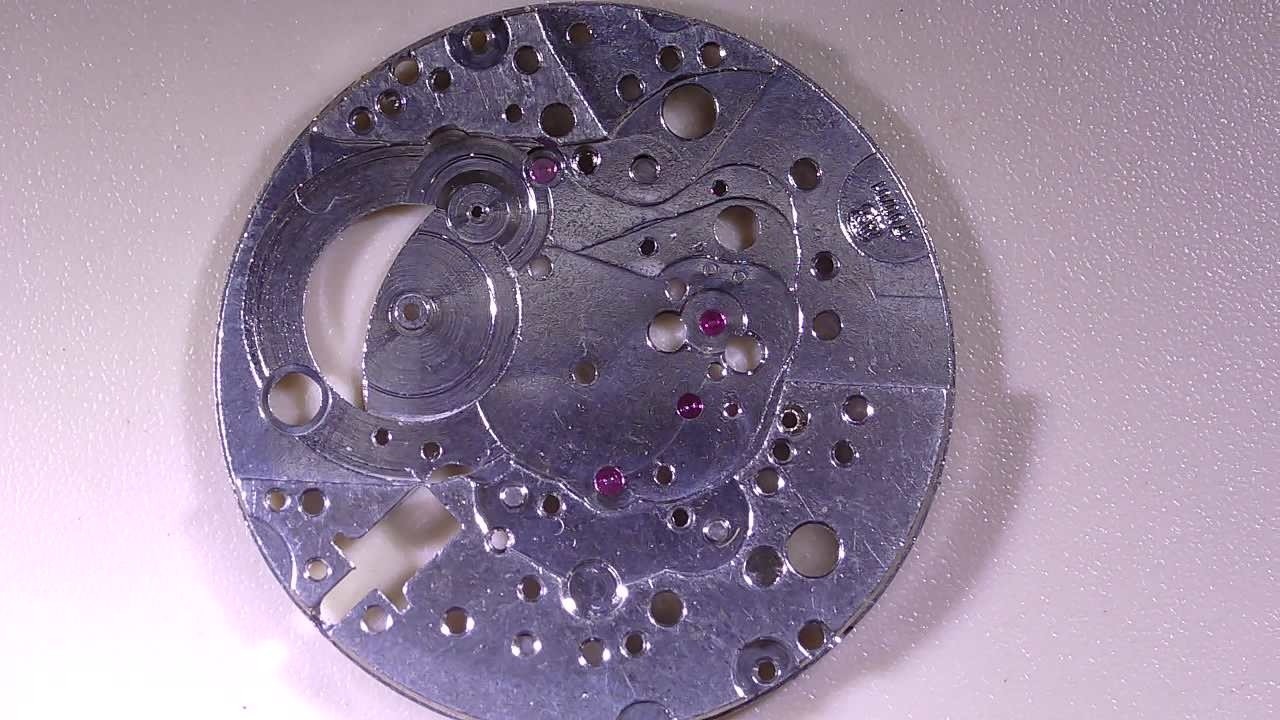 Ancienne Platine De Mouvement Montre Incomplete Cal. AS 1700-001