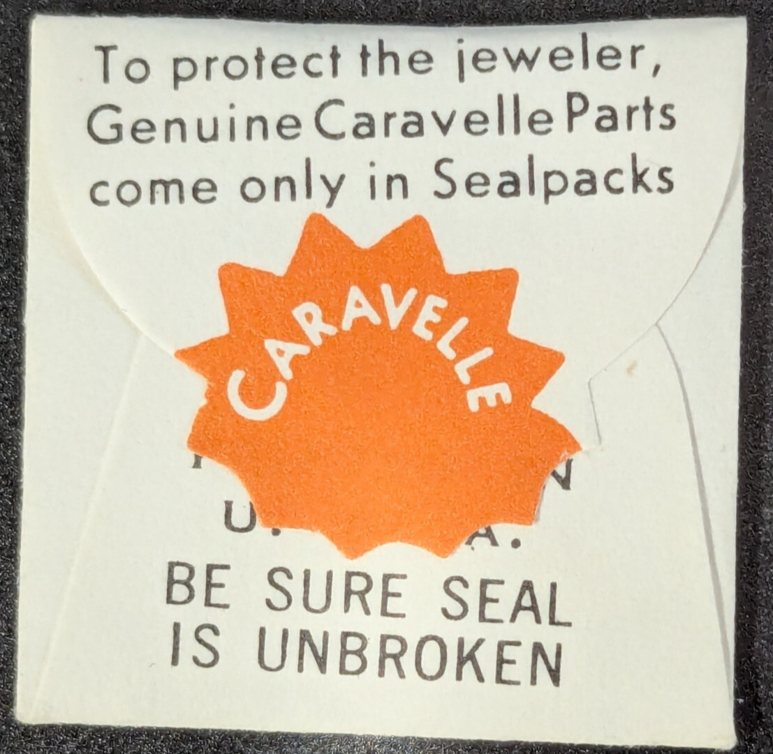 NOS NEW Genuine Bulova Caravelle Cal. 7OBACD Clutch Wheel Vintage Watch Part #17