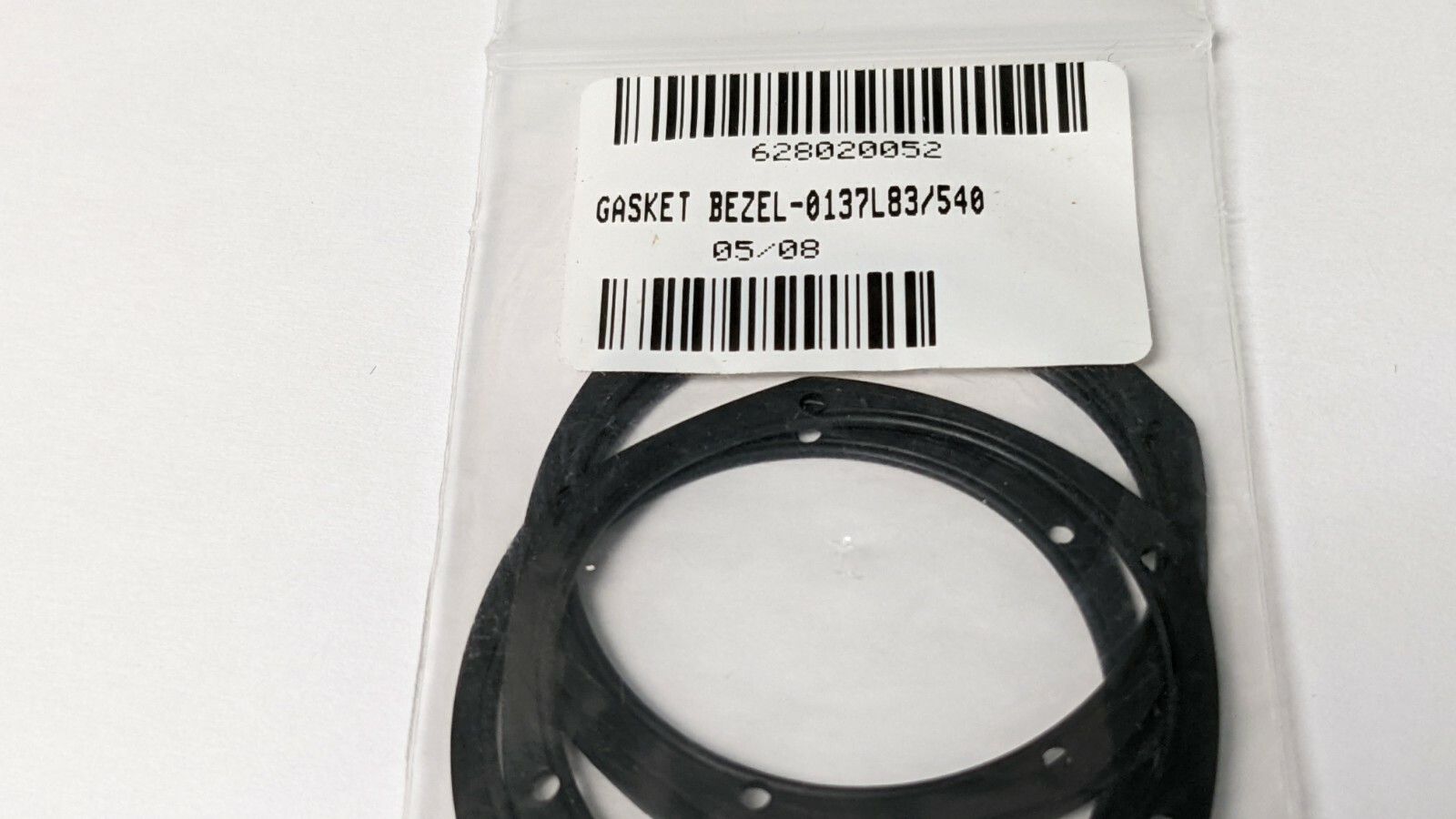 Large Ebel gasket bezel black plastic 0137L83/540. approx 43.3mm diameter. apprx