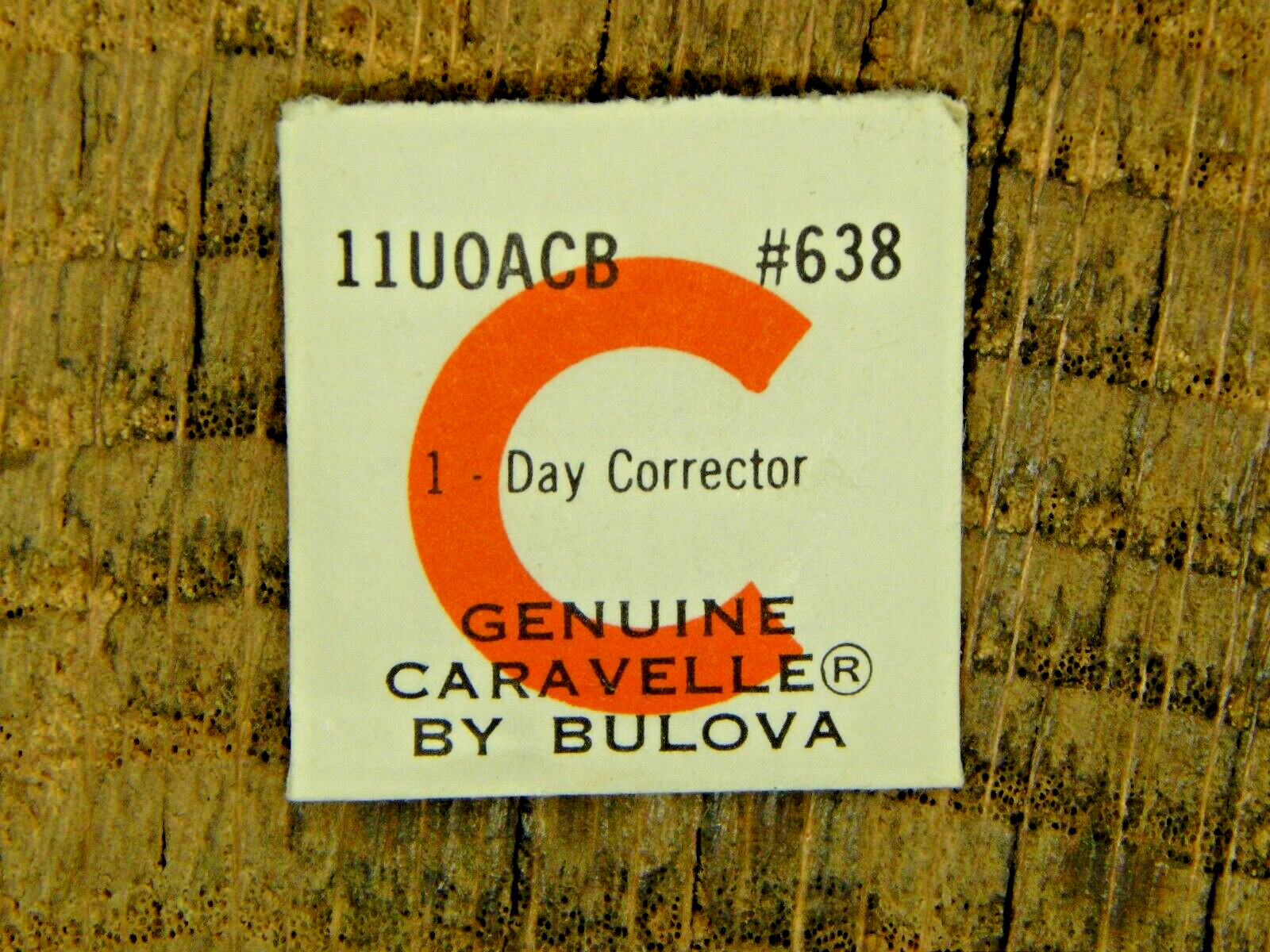 Caravelle by Bulova 11UOACB Day Corrector Part # 638 Watch Part NEW OLD STOCK