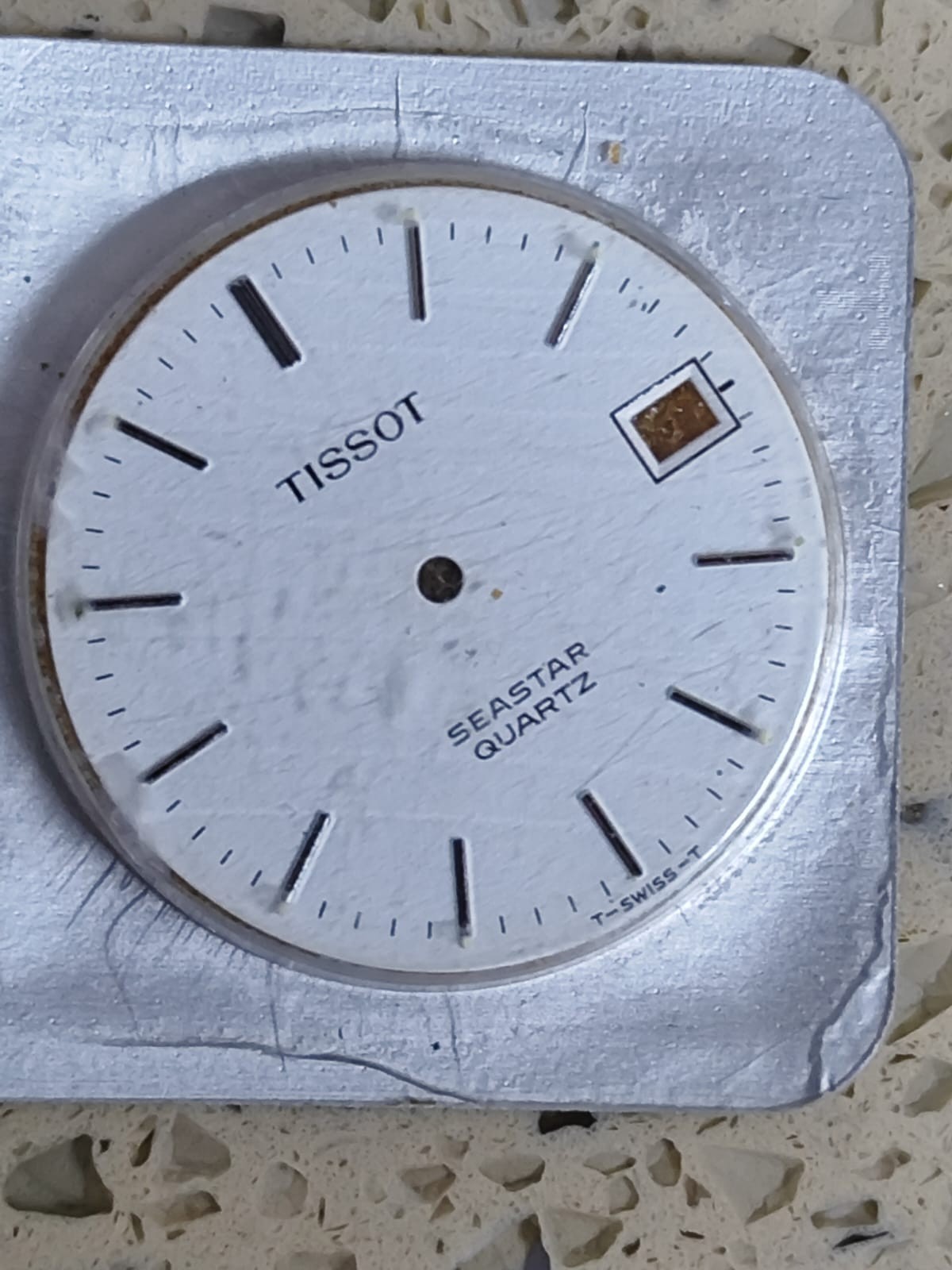 Vintage TISSOT SEASTAR QUARTZ Classic PART WHITE Dial ref FX 110/D 361 81 NOS