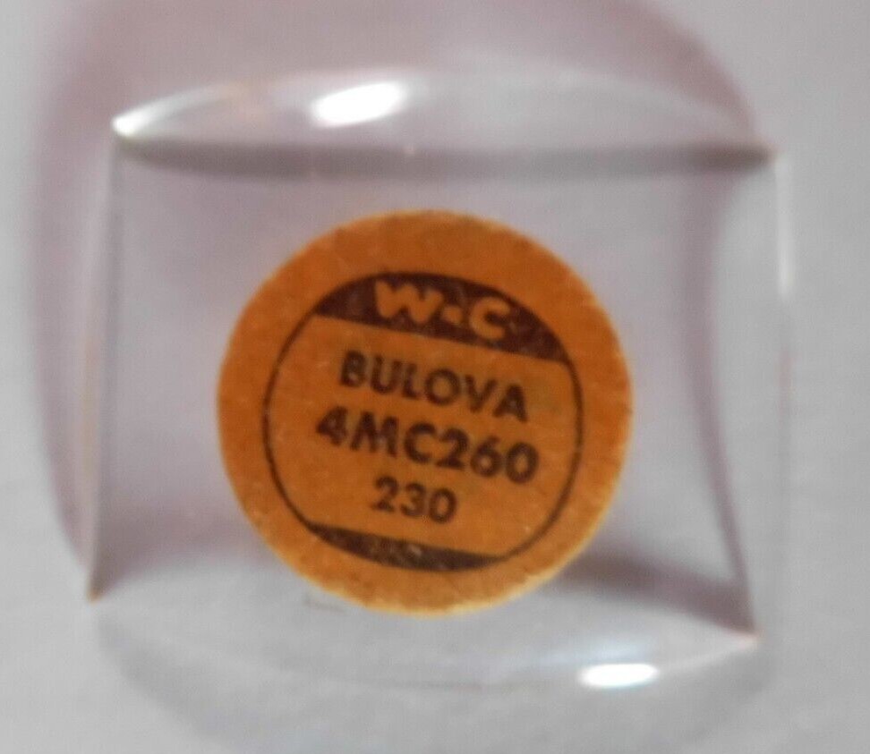 WC (Watch Craft) Glass Wristwatch Crystals- Bulova Lot# 215