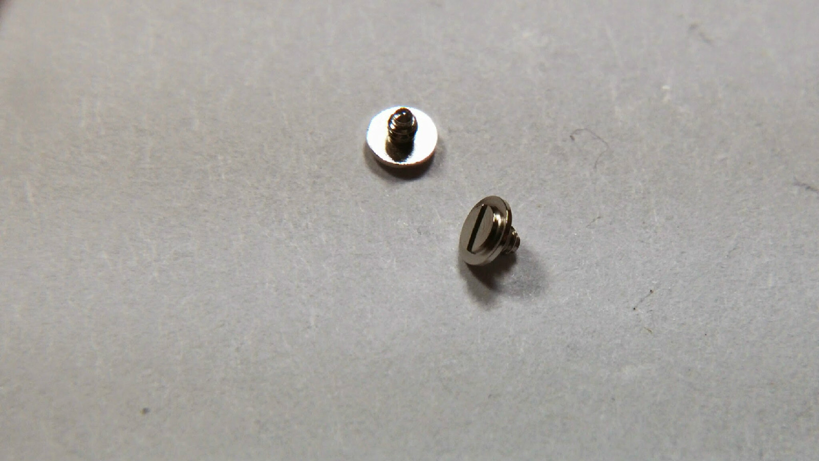 Rolex 1530 7897 case screws, head flat SEALED with 5 inside. Genuine NEW