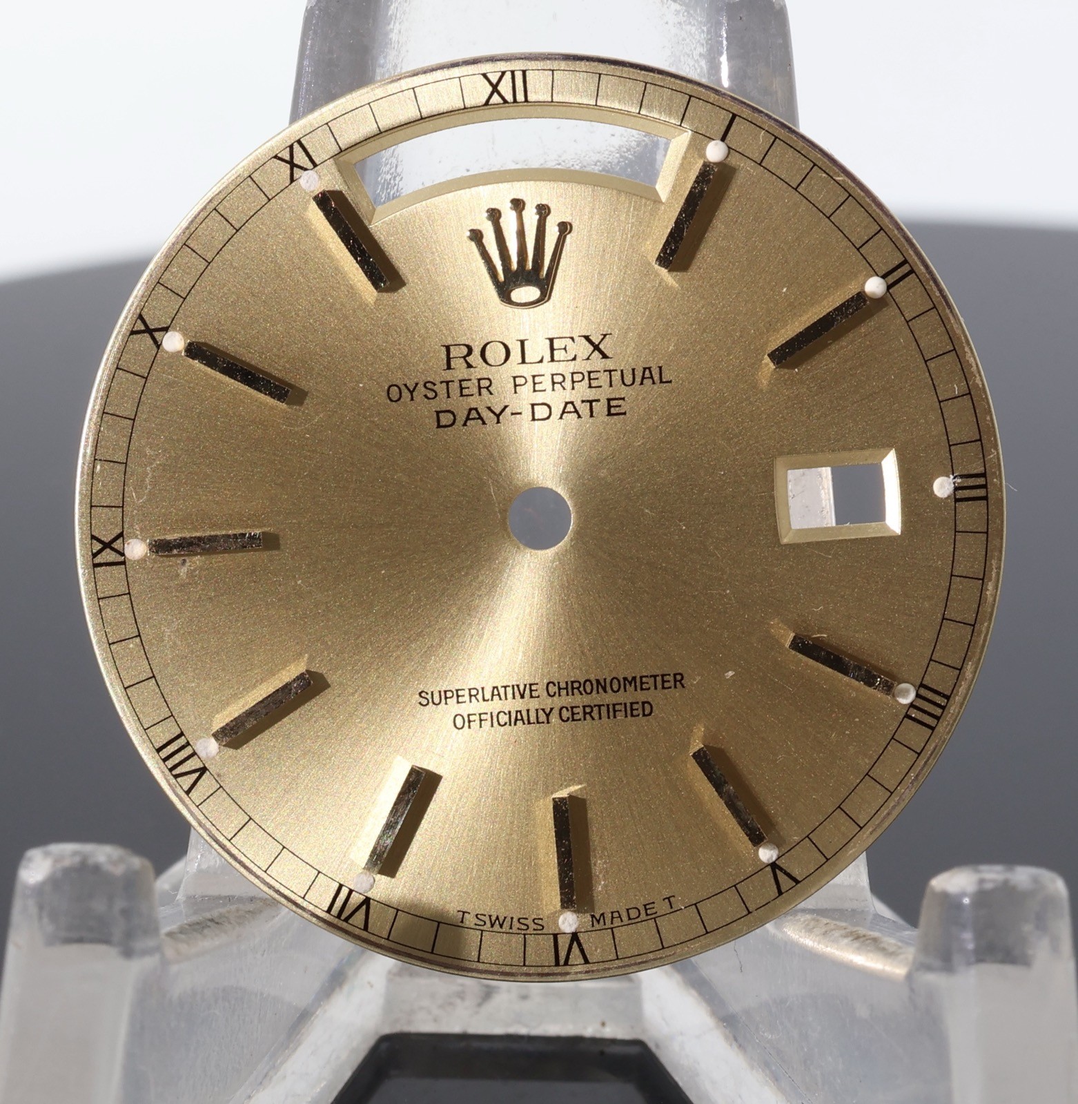 Authentic Rolex President Day Date 18038 18238 Champagne Stick Tritium Dial #518