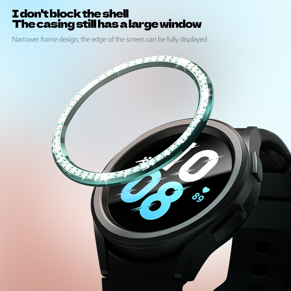 Diamond Bezel Styling Frame Ring Case Cover For Samsung Watch 6 Classic 43/47mm