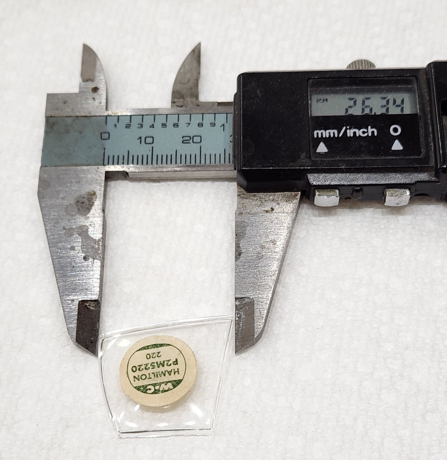 Hamilton Watch Craft Watch Crystal P2MS220 MOLDED PLASTIC #25D1