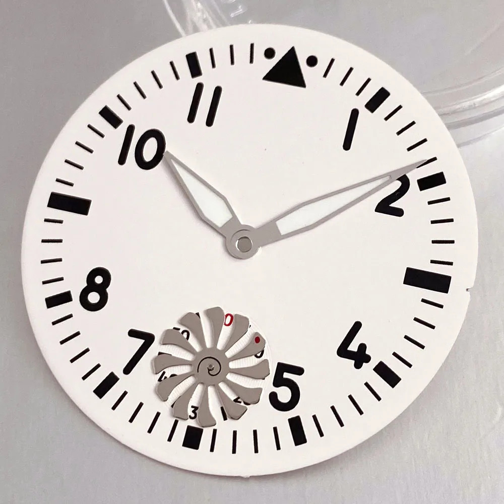 Tandorio 42mm Hand Winding 6498 ST3621 Watch Case Stainless Steel Sapphire Glass