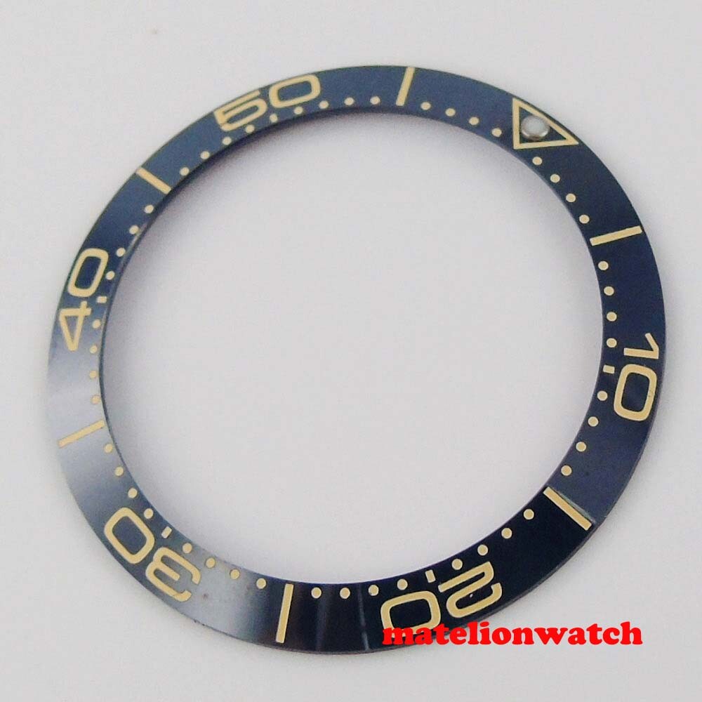 Fashion 38mm Ceramic Watch Bezel insert for Automatic Men’s watch face Parts