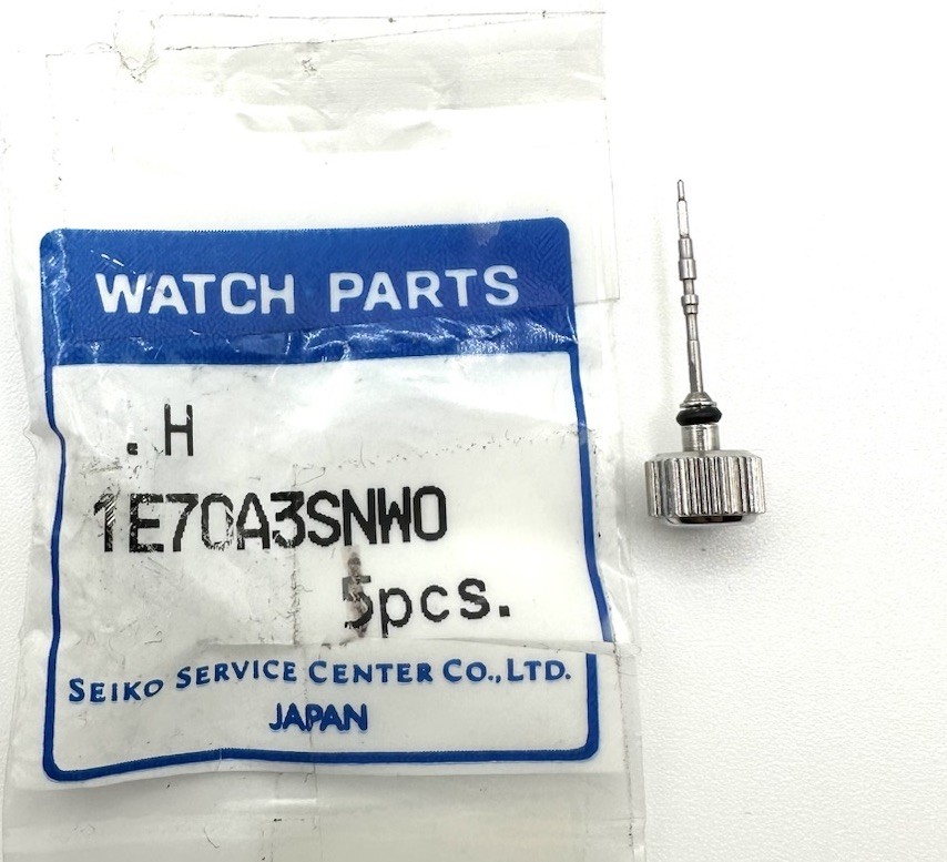 Genuine Open Package Seiko 7S26-0020 Model SKX007 S/S Screwdown Crown 1E70A3SNW0