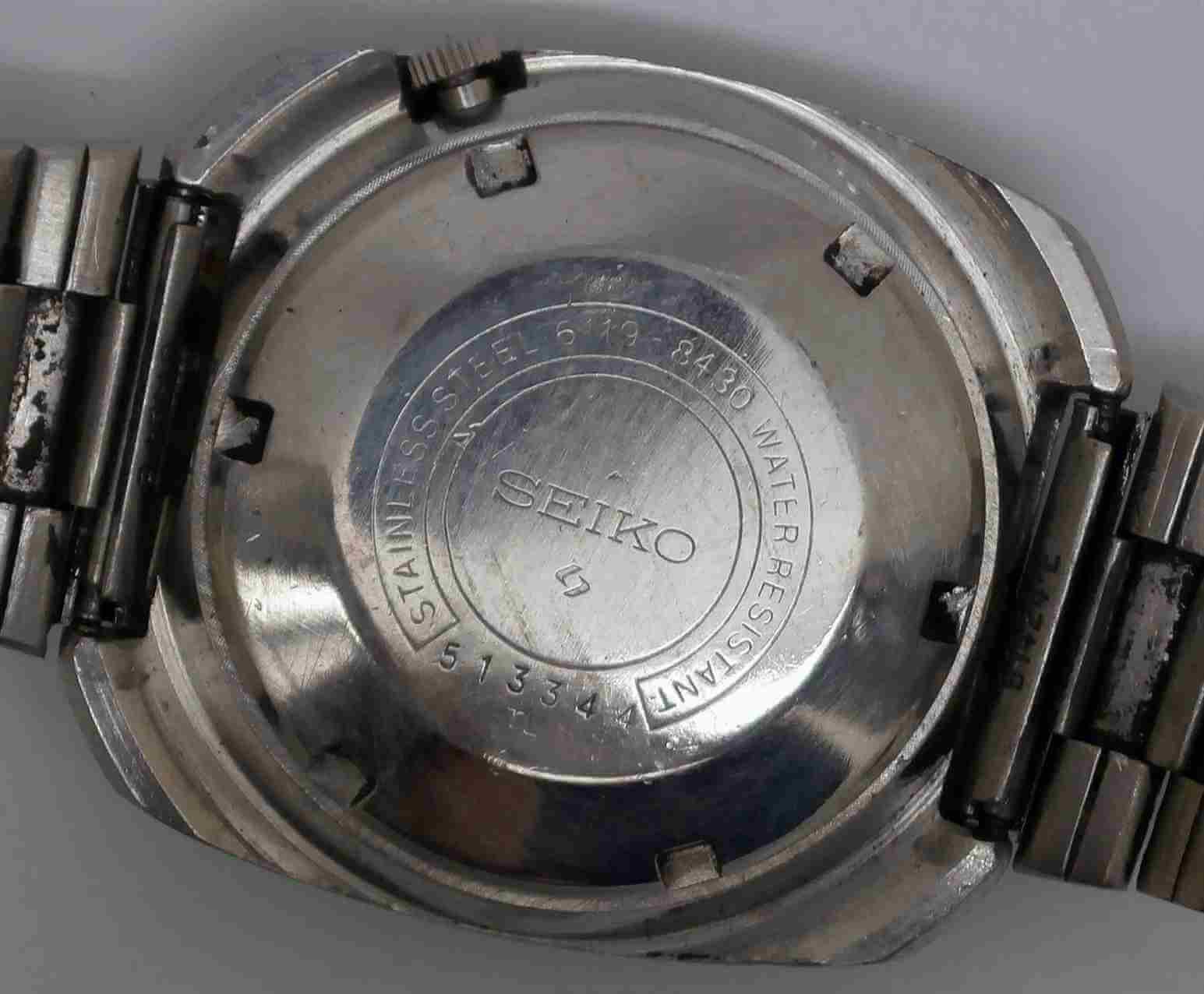VTG SEIKO 5 Steel Watch. Ref: 6119-8430. Cal: 6119C. For Service