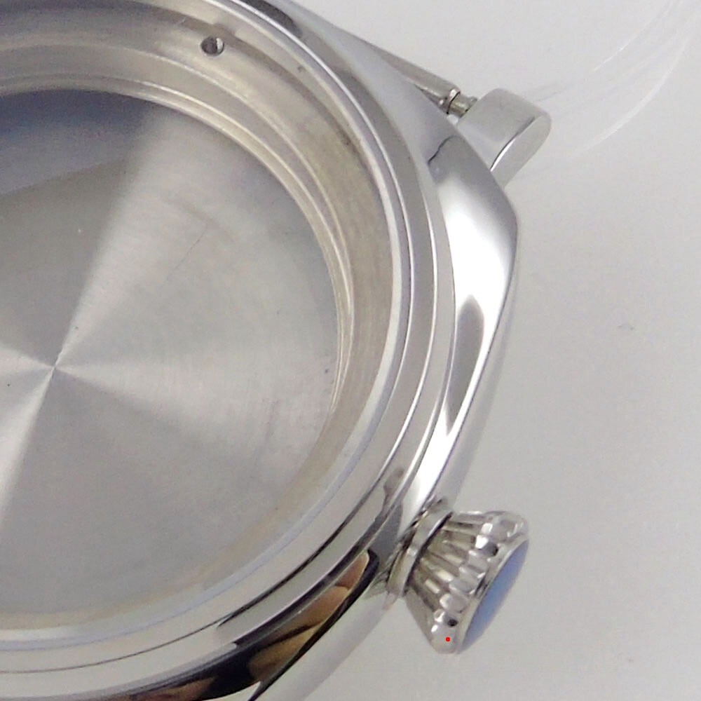 AR 42MM Sapphire Crystal Watch Polished Case For NH34 NH35 NH36 200M Waterproof