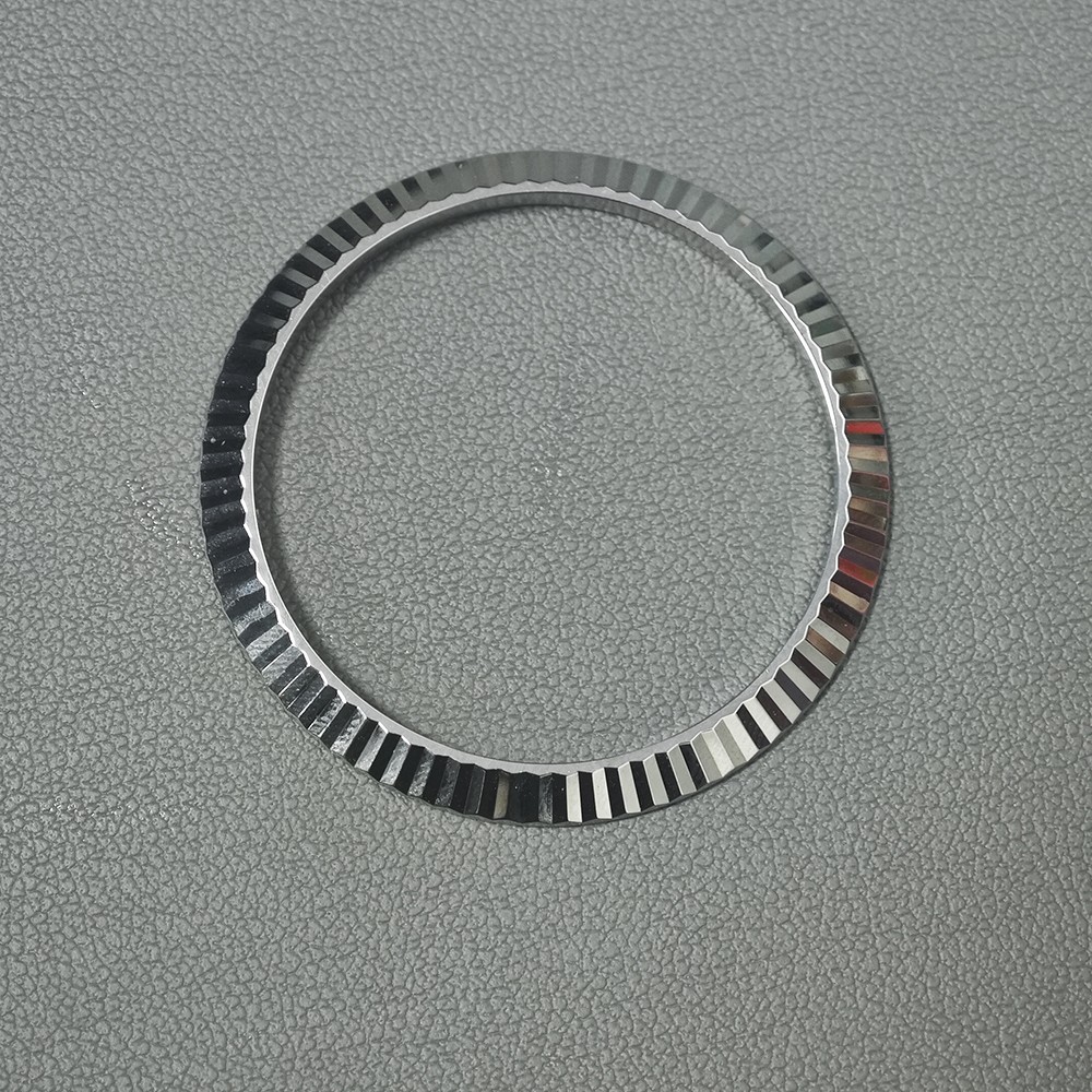 For Rolex Datejust 41mm 11633 12633 126334 Steel Silver Watch Bezel
