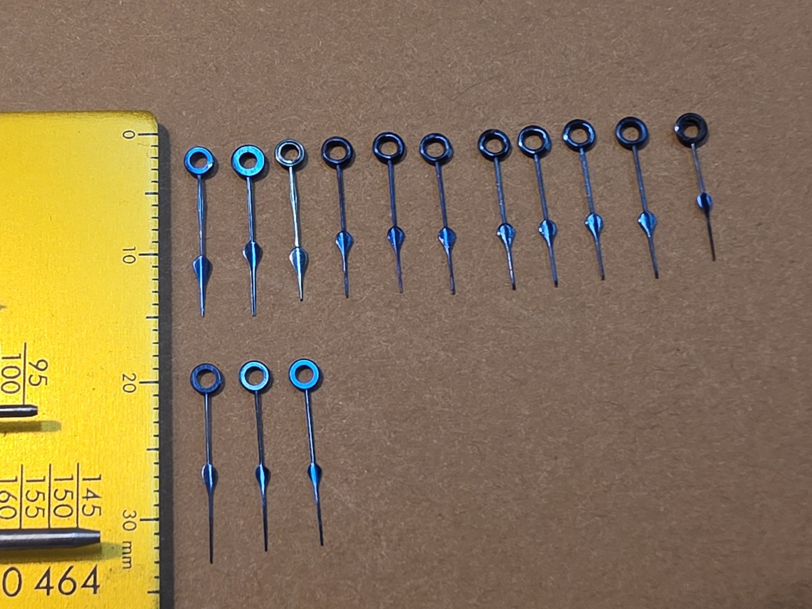Lot Of 14 Mixed NOS Waltham 12s Pocket Watch Blue Spade Hour Hands