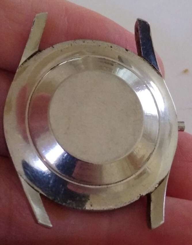 1950’s VINTAGE WYLER INCAFLEX SS CASE FOR 11.5L MOVEMENT 32.5mm