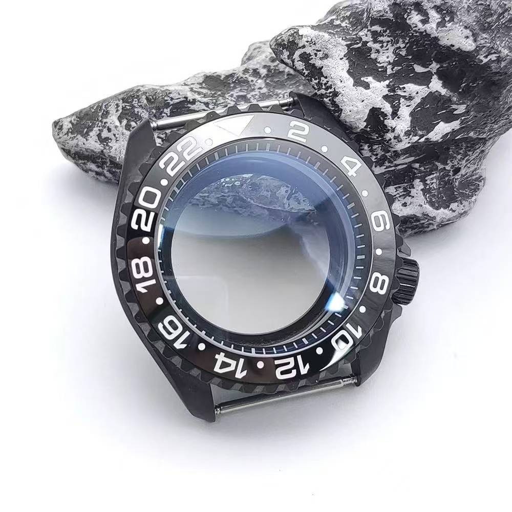 41mm NH35 Watch Case Stainless Steel Sapphire Rotating Bezel 50m Waterproof