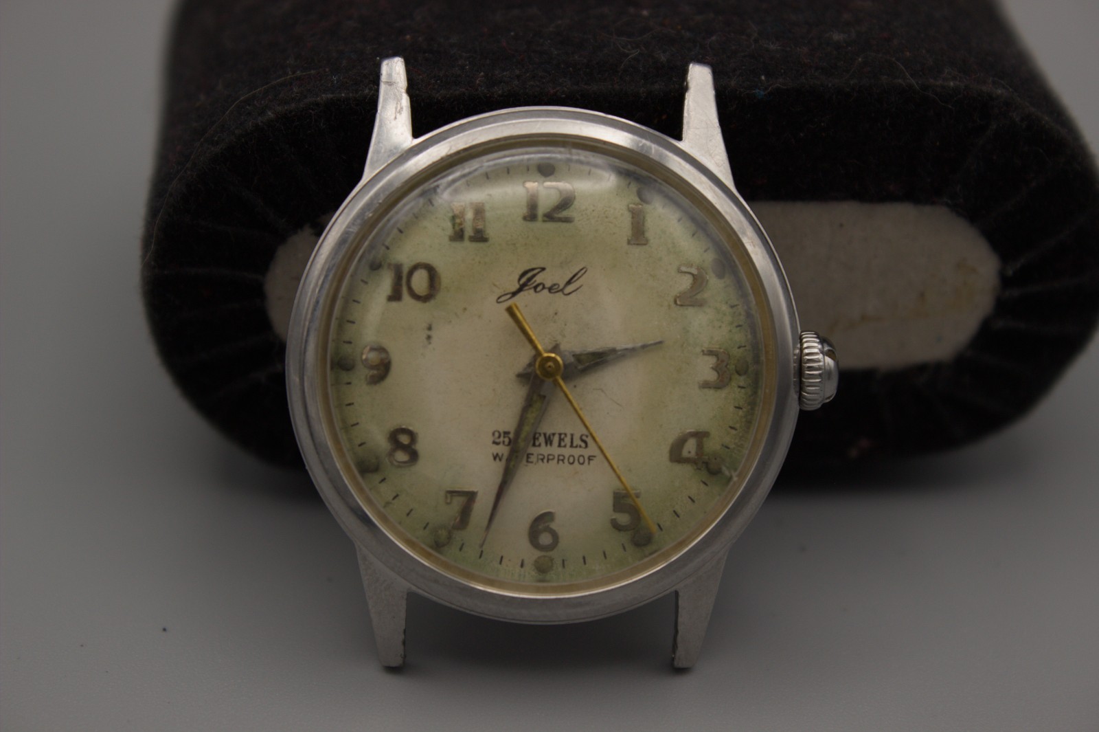 Vintage Joel 25 Jewel Watch Head Croton Reliance Movement