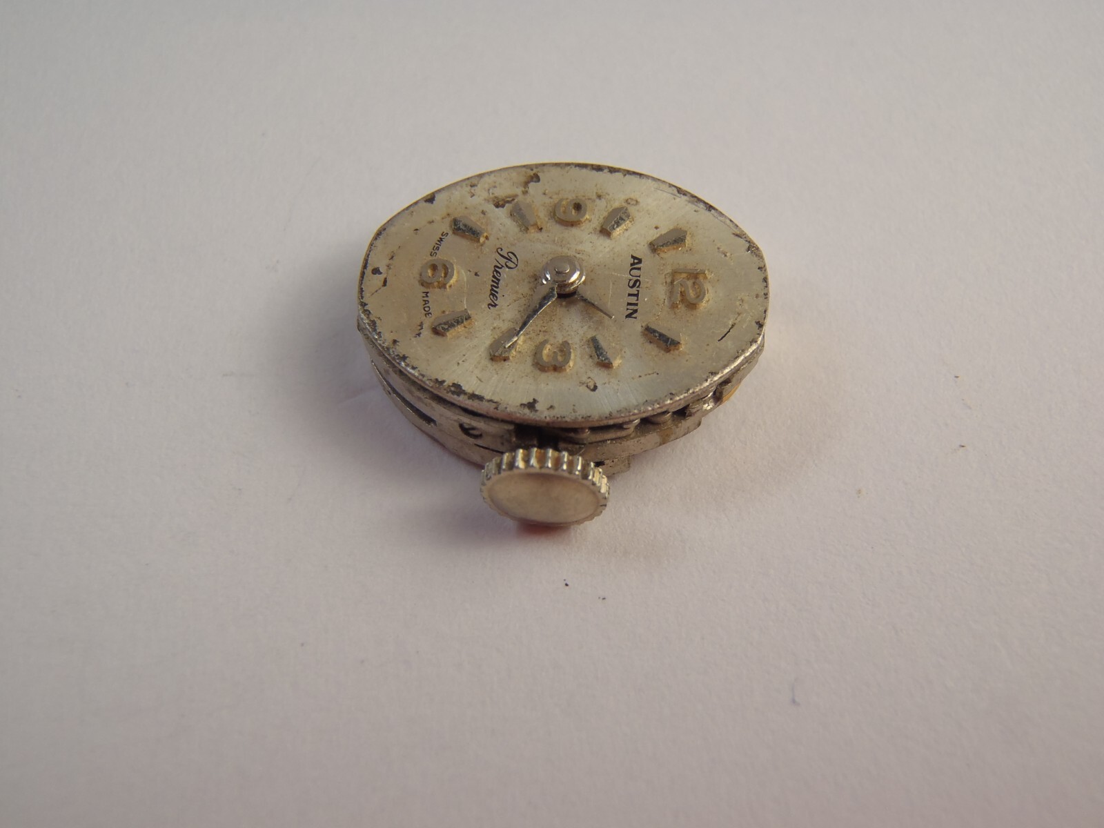 Austin Cal. 1677 Swiss Made 17 Jewels Wristwatch Movement Running
