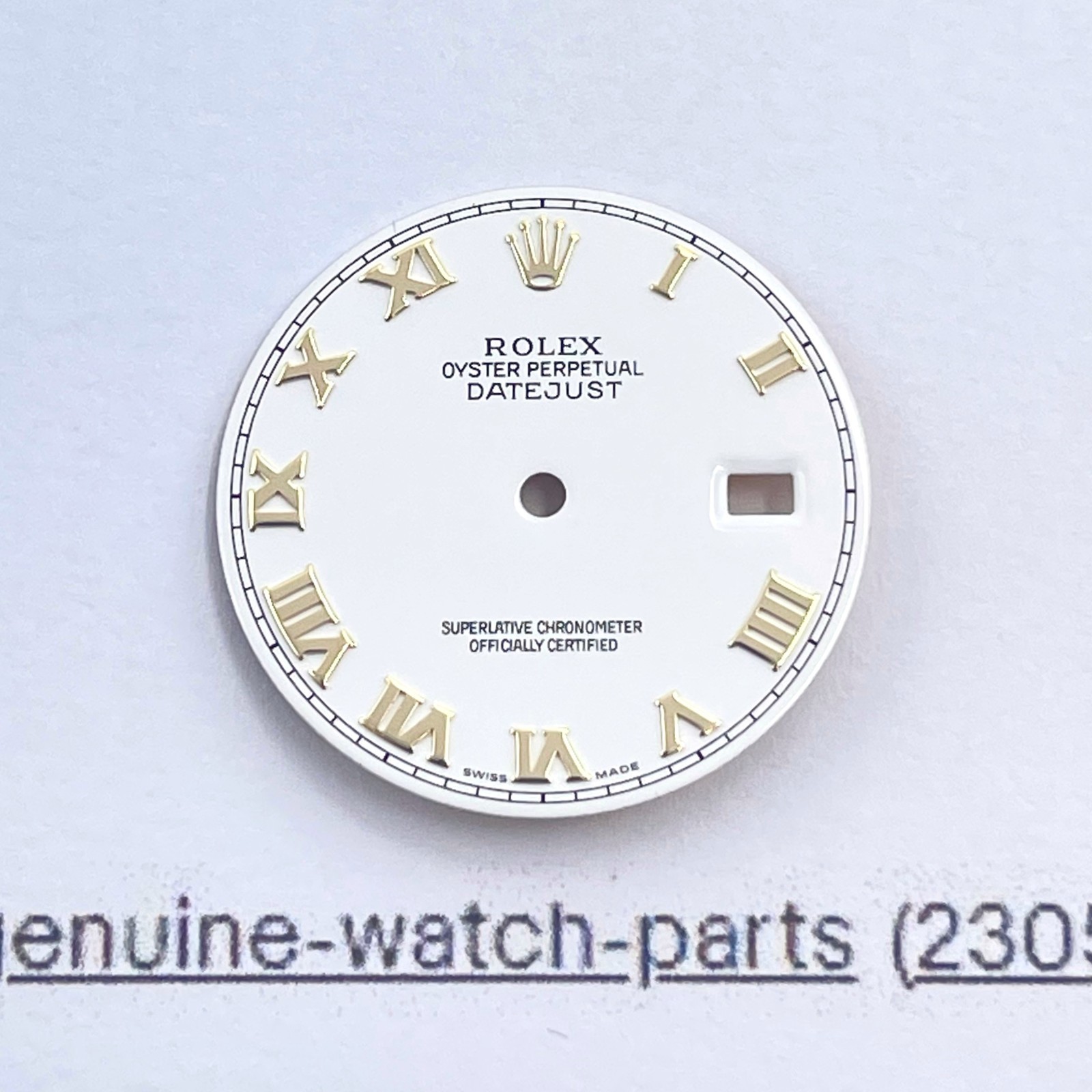 Genuine Rolex Datejust 36mm 116203 116233 White Dial Cal 3135 3035 Roman Gents