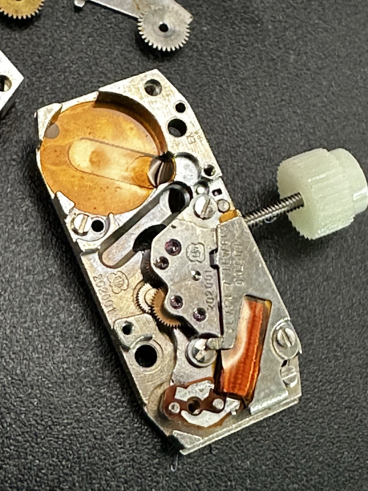 ETA 202.001-7 Jewel Movements Lot Of 3, Parts Or Repairs From Watchmakers Estate