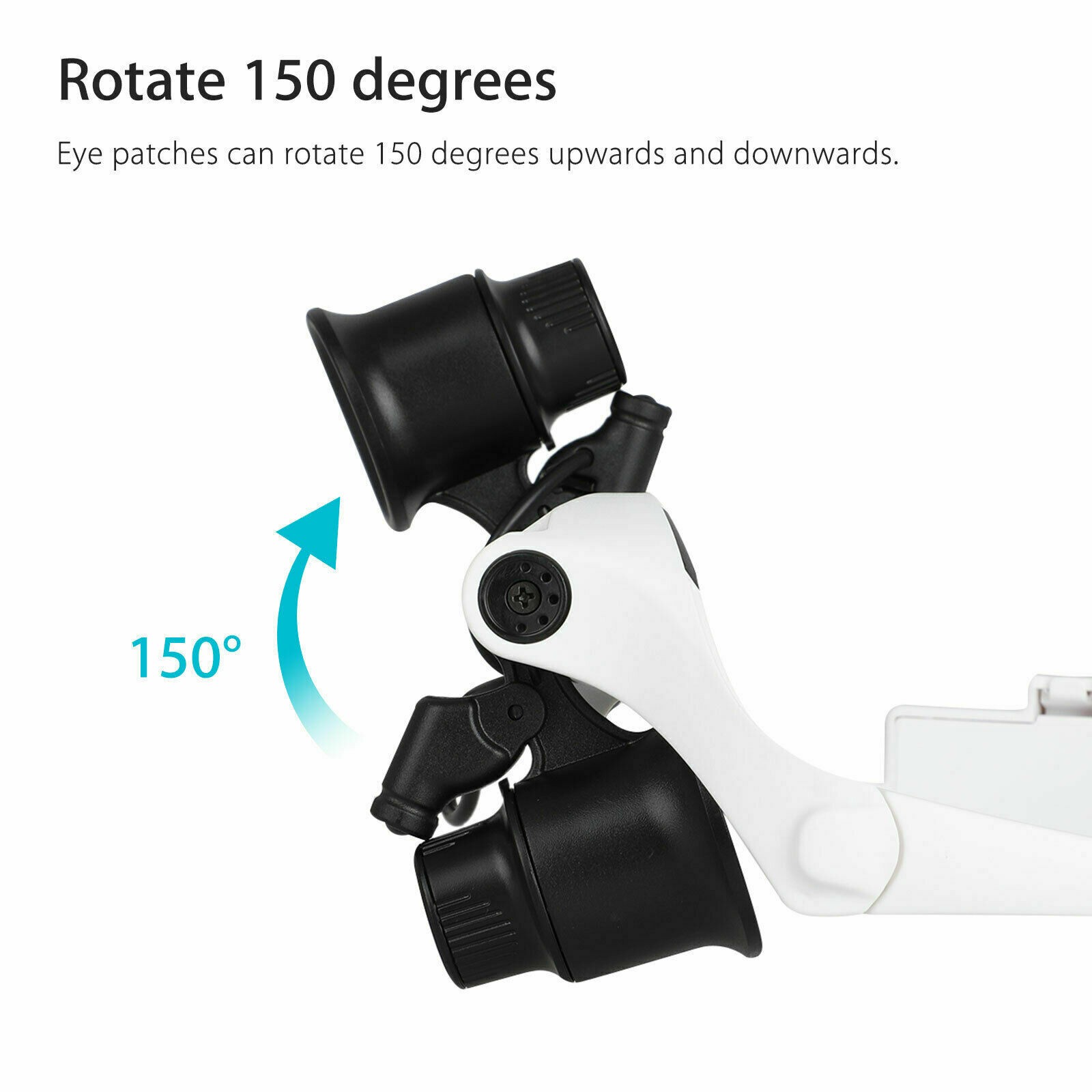 New 10x 15x 20x 25x LED Head Magnifying Glass Jewelry Watch Repair Magnifier