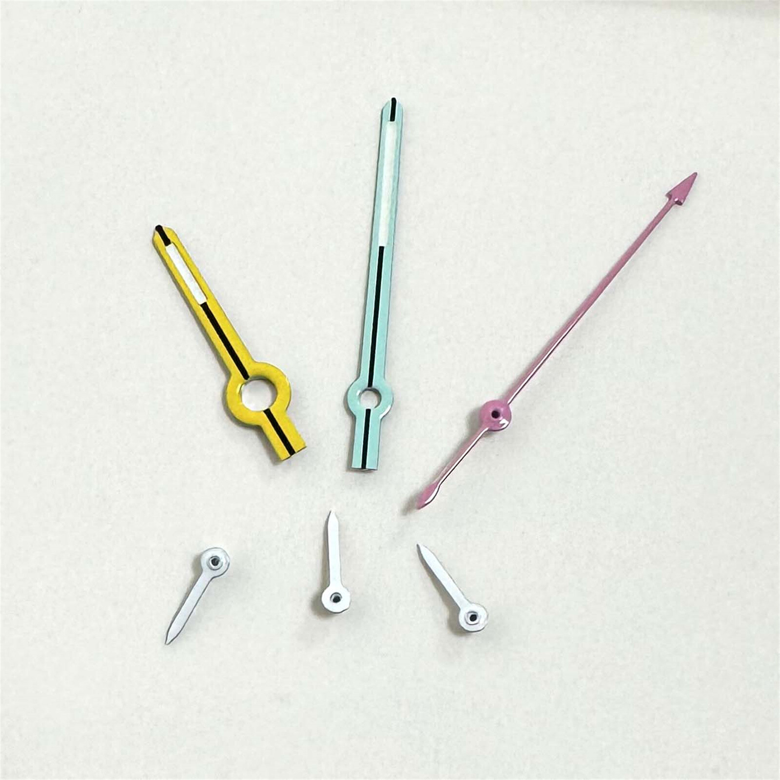 Watch Hands Green Luminous For VK63 Quartz Movement 6-Hand Pointer Accessories