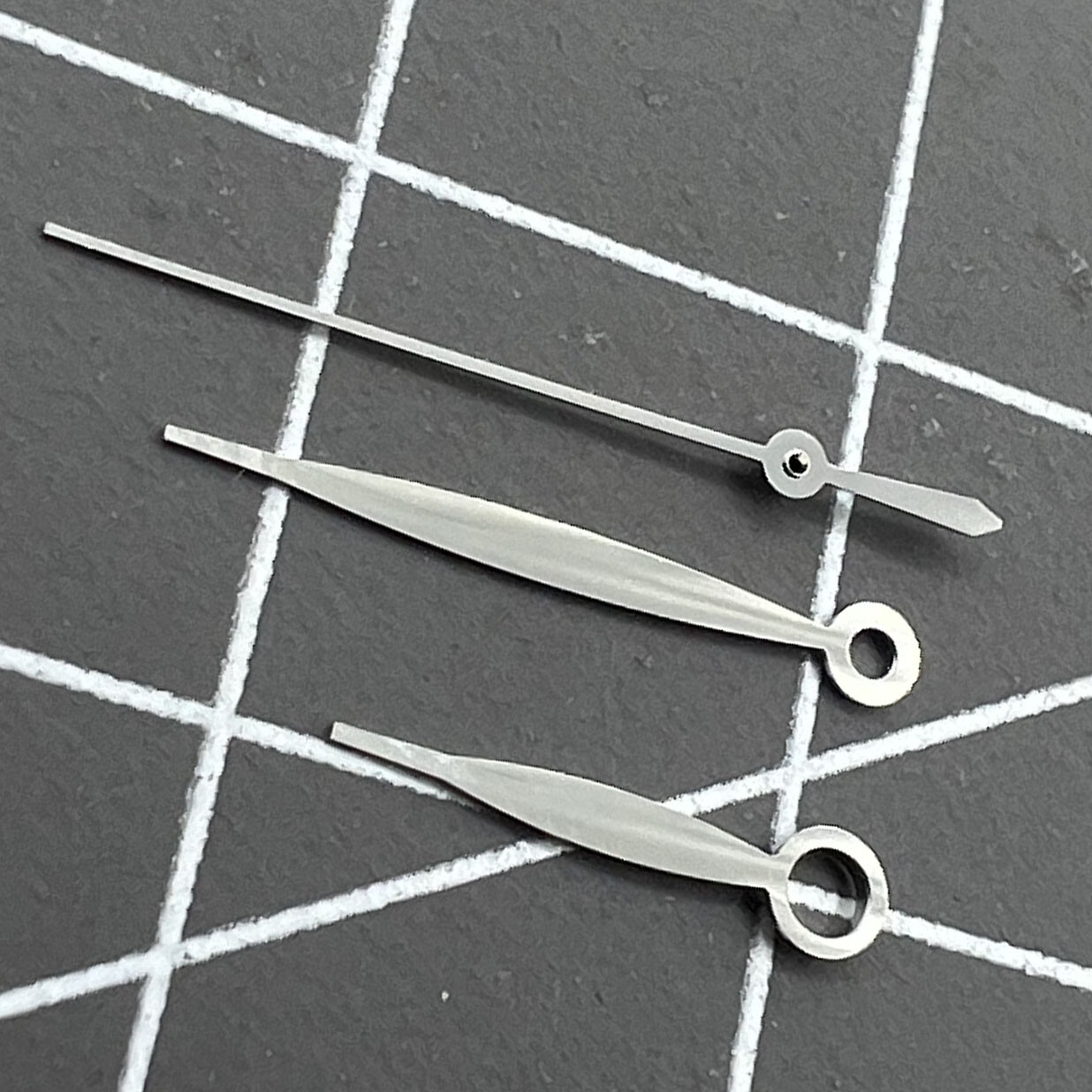 8X11.5X11.5mm Silver No Lume Watch Hands for ETA 2892 2836 2824 Movement