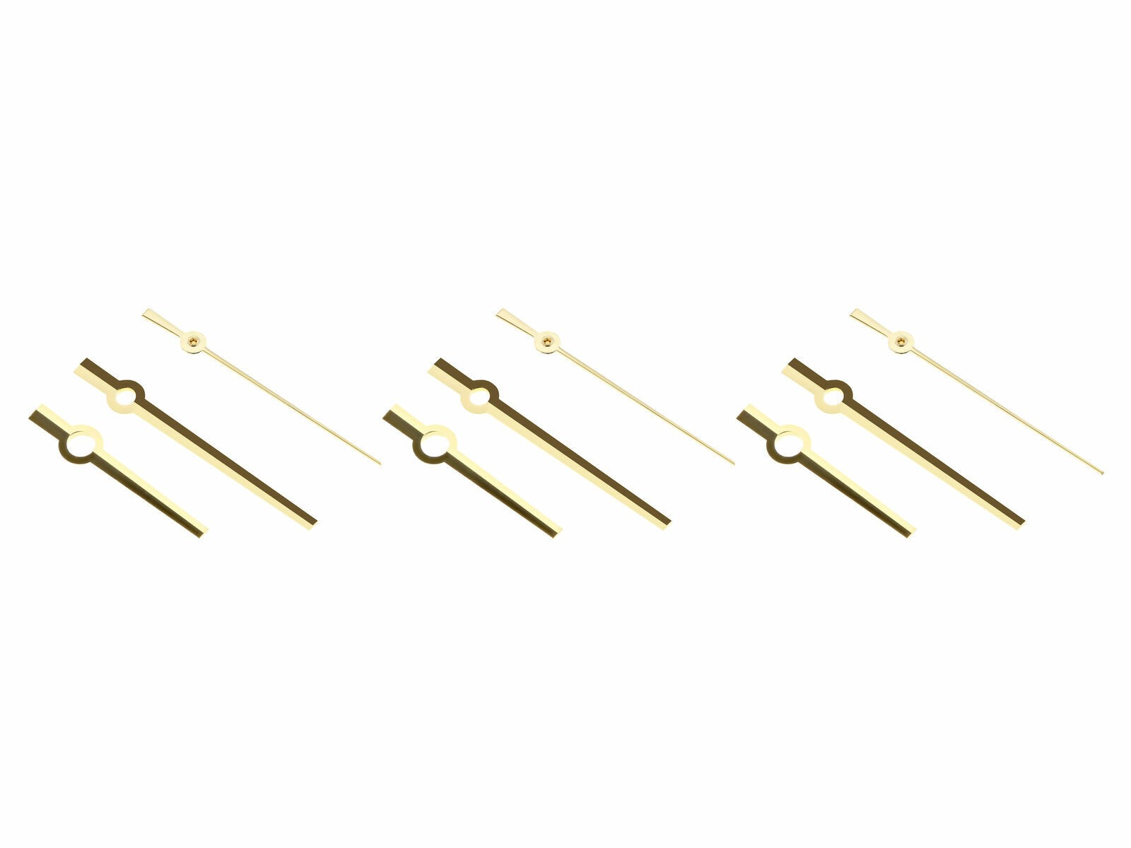 3 Sets Gold Non Luminous Replacement Watch Hands For Rolex President 3055 3155