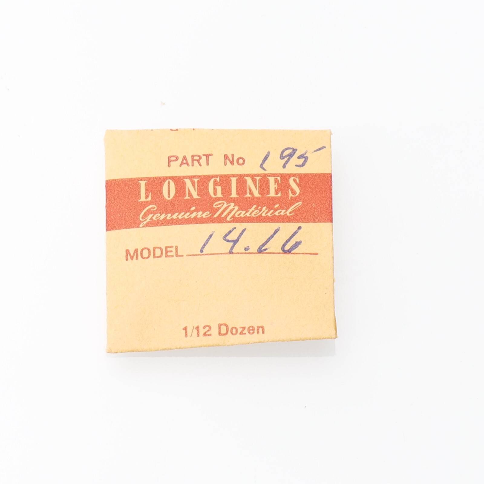 Longines 14.16 Barrel Arbor Watch Part #195 Watchmakers New Old Stock (C16D2)