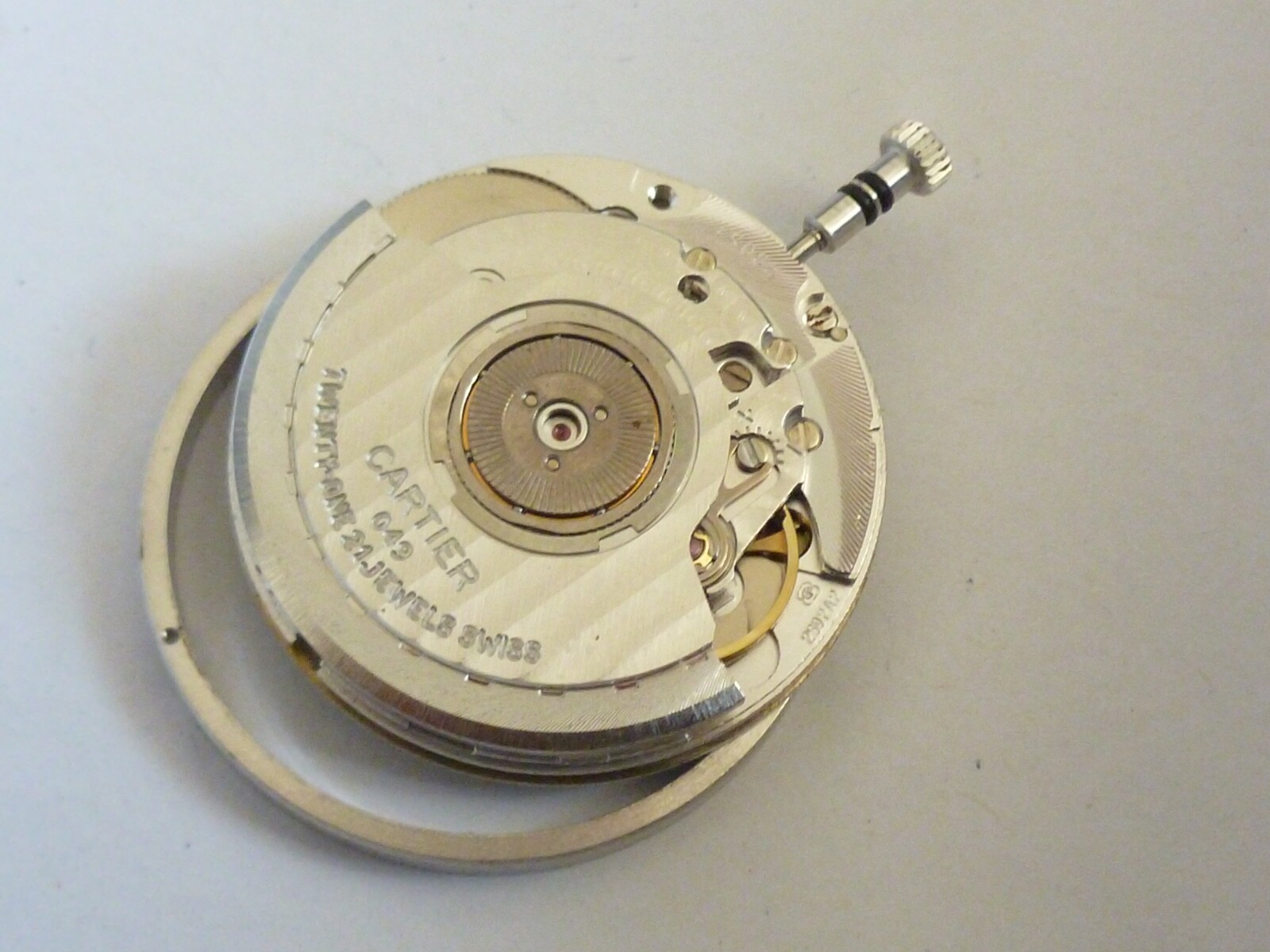 MOVEMENT AND Diamond DIAL CARTIER PASHA Cal. 049 ETA 2892-2 AUTOMATIC 21 jewels