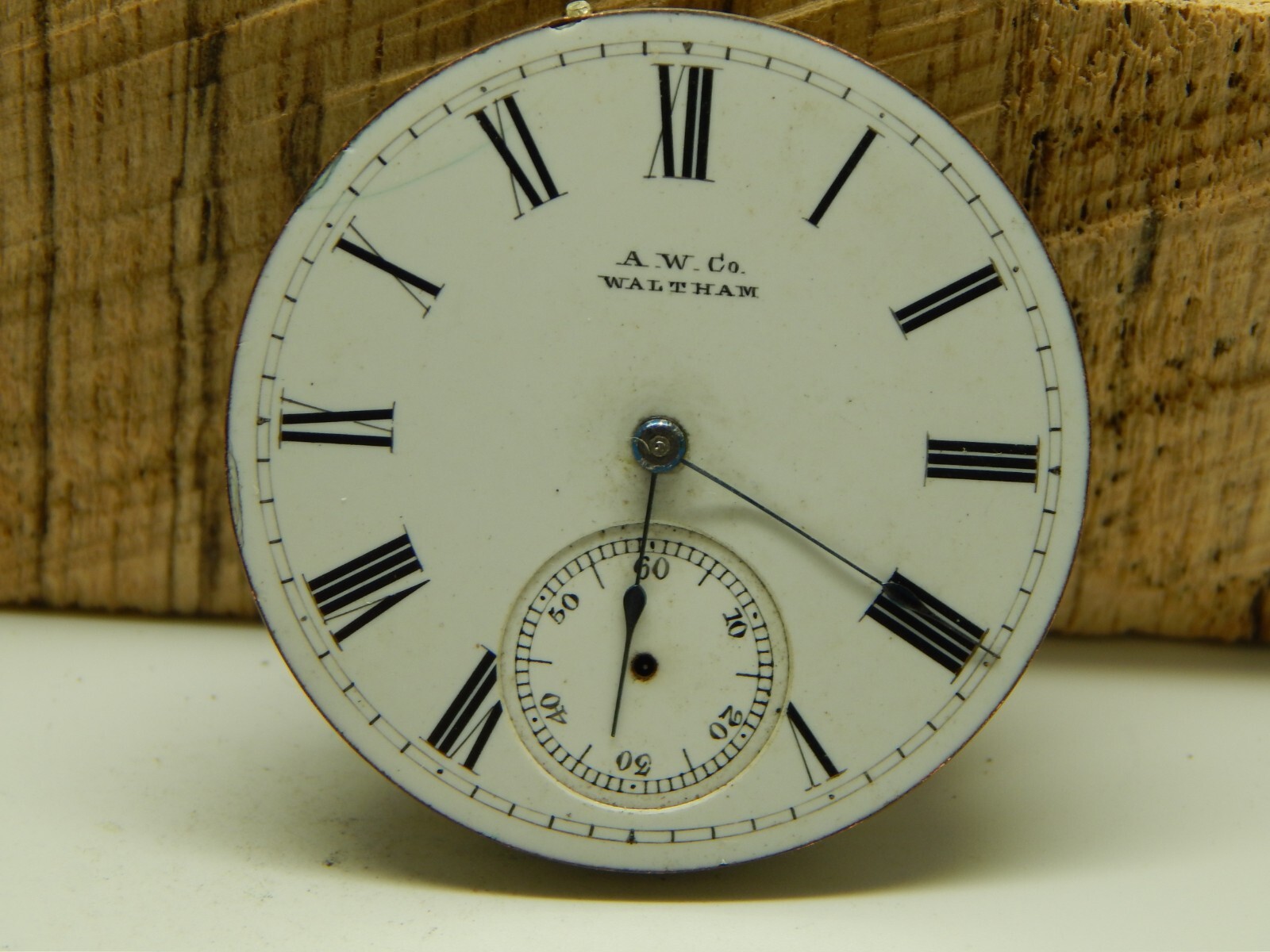 Antique Waltham Pocket Watch Movement 10s 15j Grade AT & Co Circa 1869 LOW RUN!