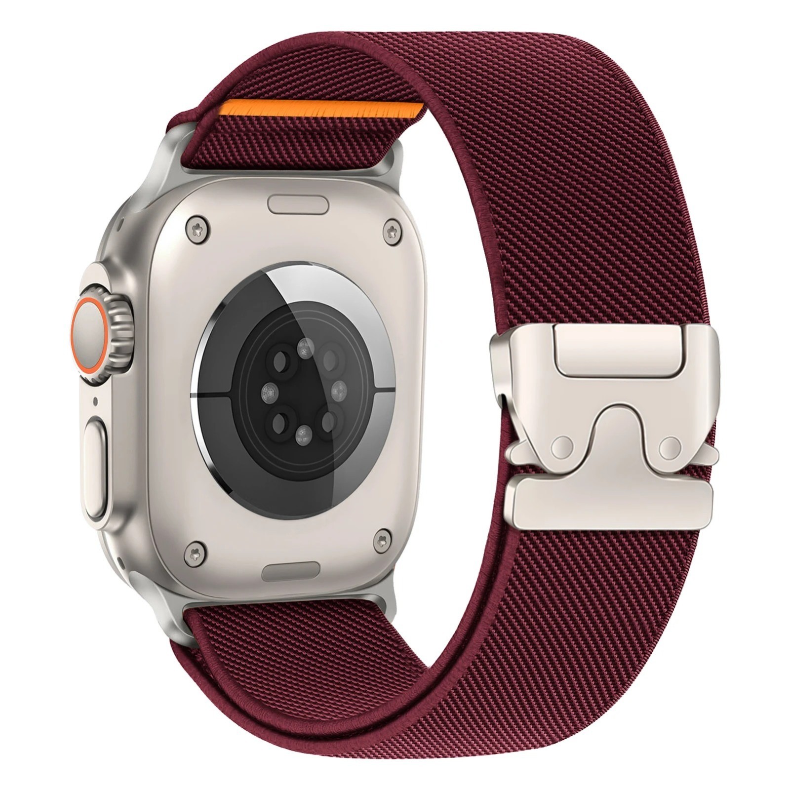 Nylon Strap For Apple Watch Ultra 2 Band 49mm Elastic Bracelet iWatch 10-1 SE