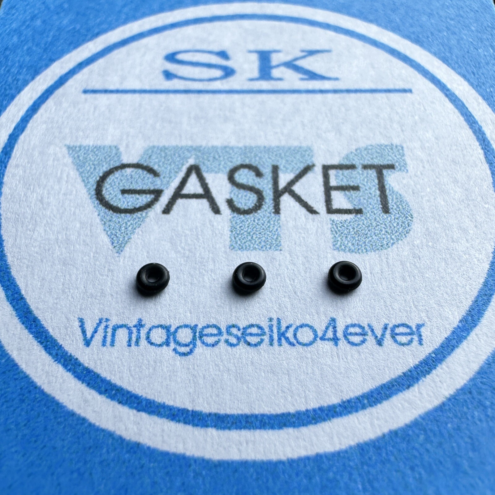 x3 NEW PUSHER CROWN GASKET FIT VINTAGE SEIKO LCD C153 CALCULATOR