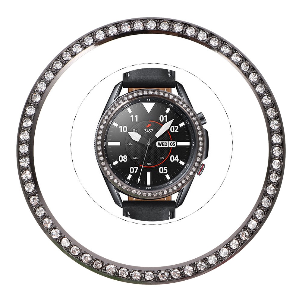 1Set Lightweight Black Watch Bezel Ring Alloy Durable Fashion Watch Accessory