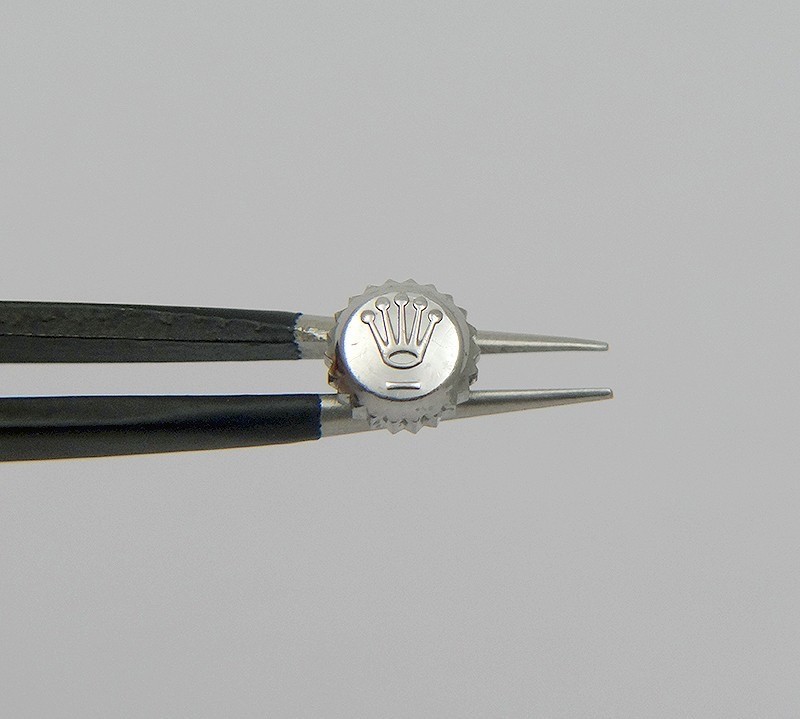 Genuine Rolex B24‑604‑0 Steel 6mm Crown • Fits 116200 116220 116234 116264 11655
