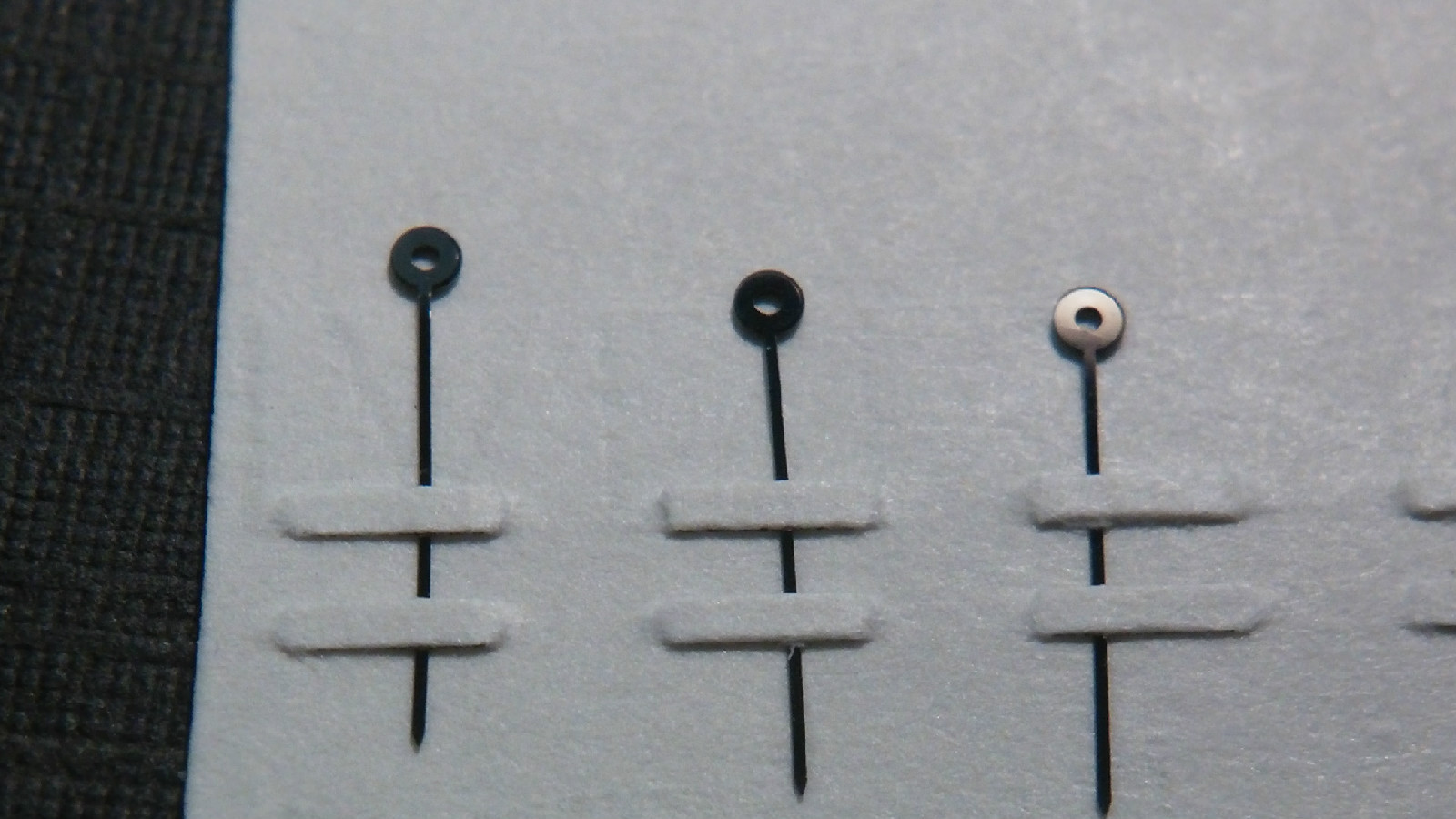 Piaget 9P 6.50 x 9.50 white gold hands – 1 hour and 1 minute hand per order