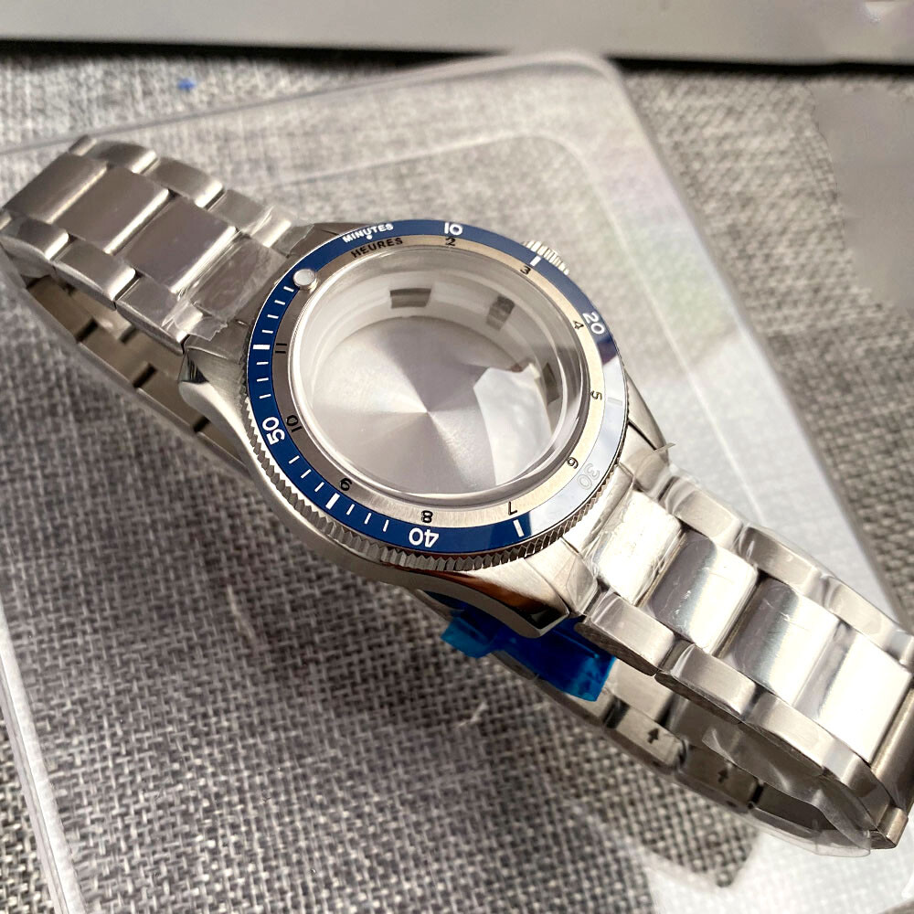 40mm 20ATM Diving Watch Case Fit NH35 NH36 ETA2824 PT5000 Domed Sapphire Ceramic