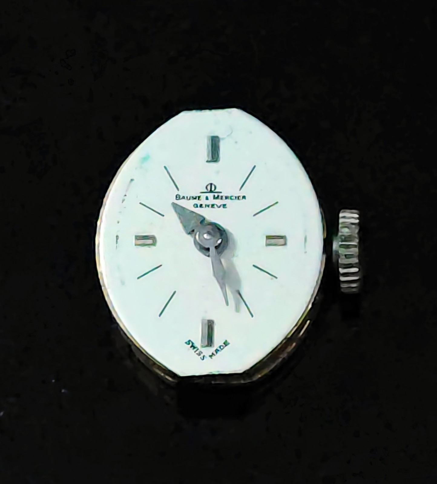 Baume & Mercier Geneve Swiss Vintage Manual Movement 2M 550 Movement Only Works