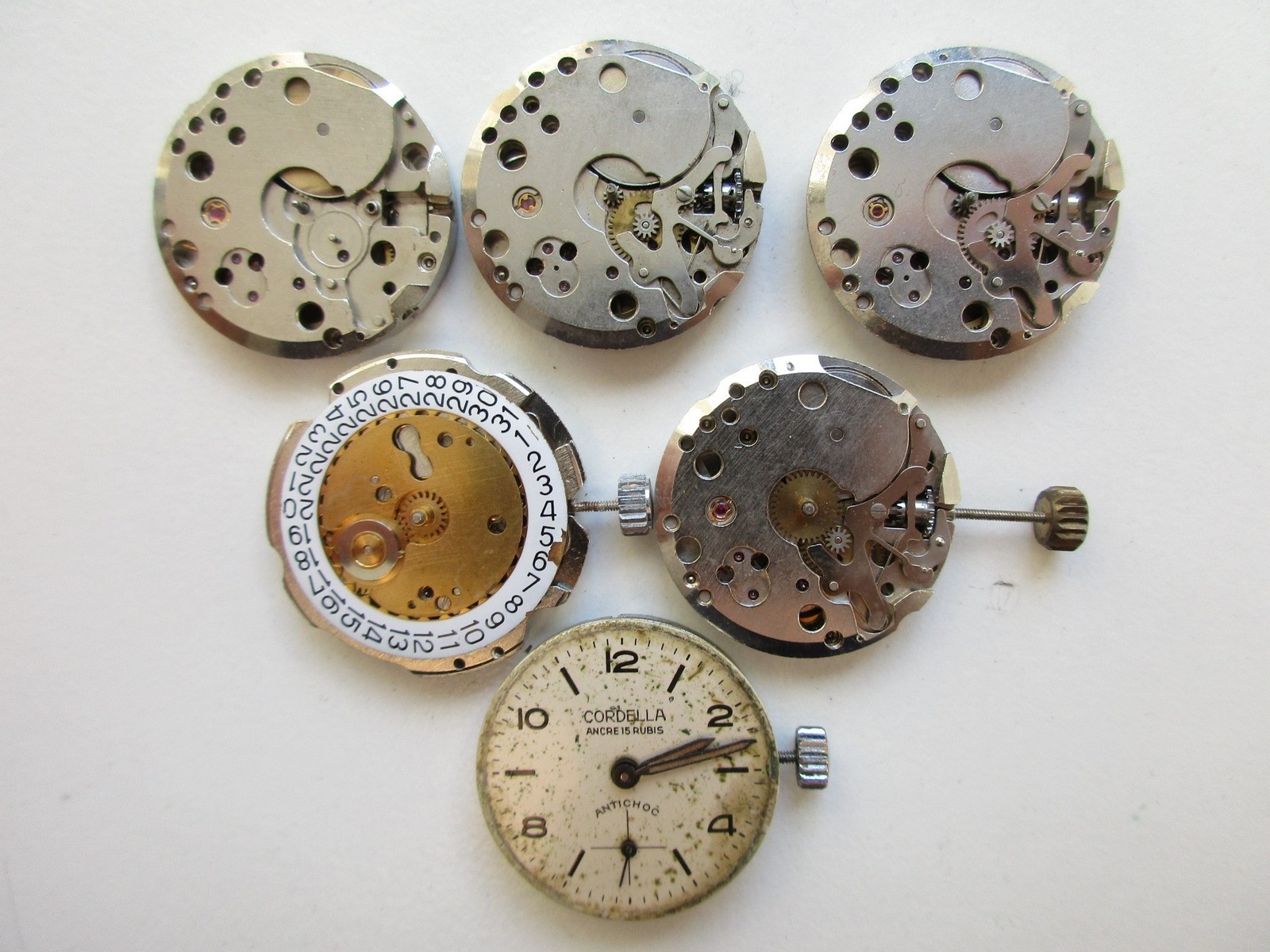 FE France Ebauche cal. 233-60 vintage watch movements – running