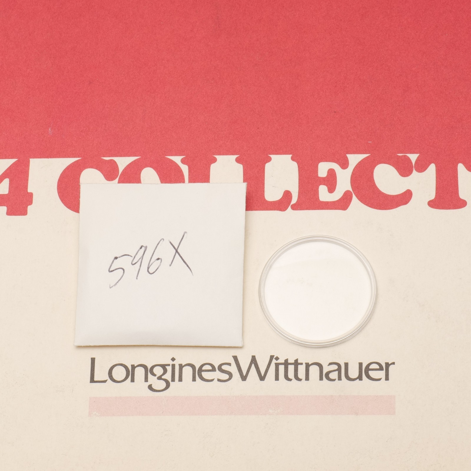 Longines Wittnauer 596X Watch Crystal Part 31.1mm Watchmakers (G17D23)
