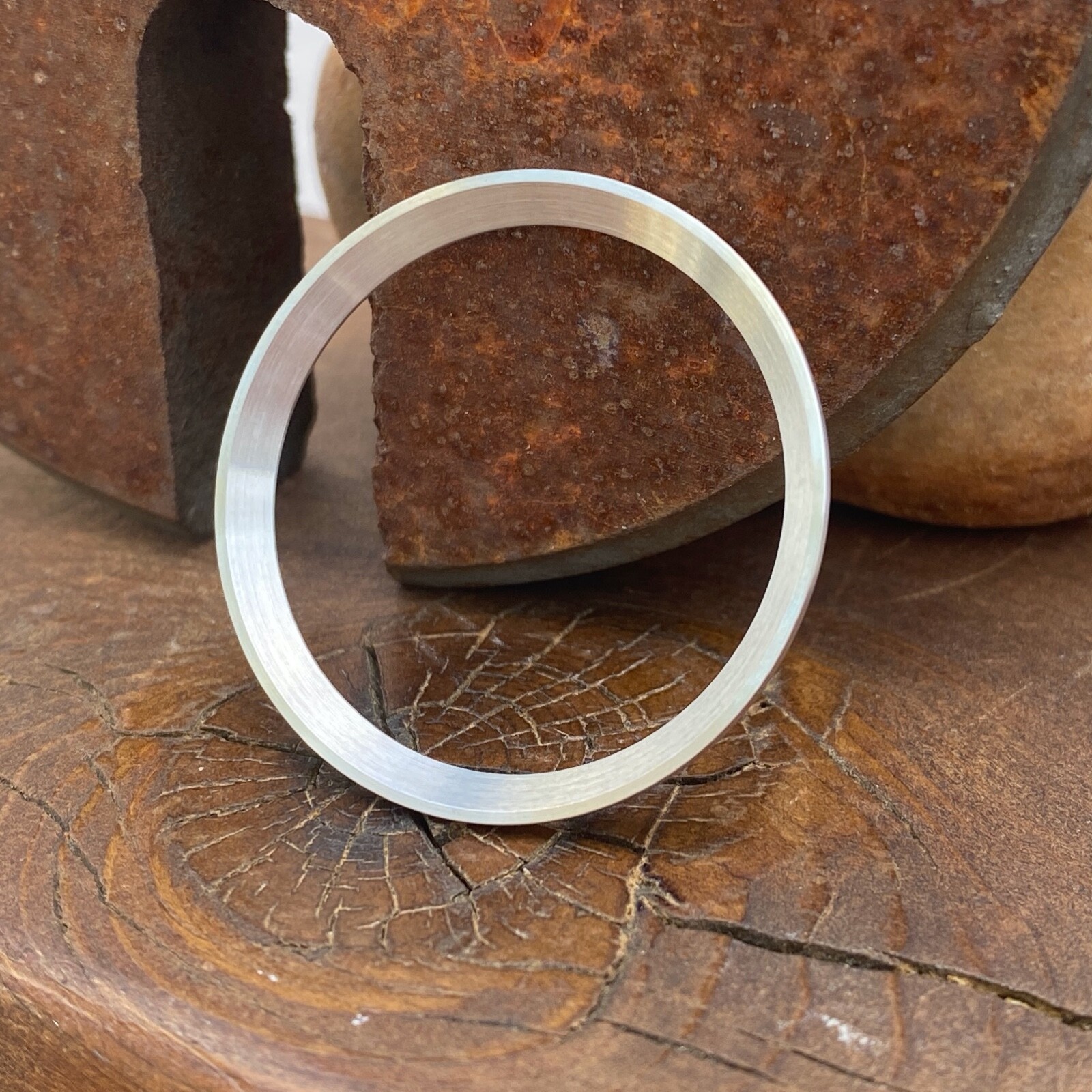 Brushed Stainless Steel Chapter Ring for Seiko SRP SRP777 Turtles ~ US Seller