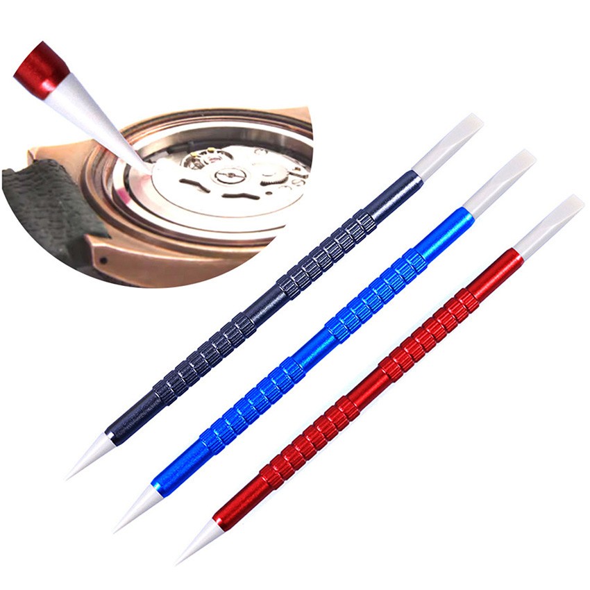 Aluminum Alloy Anti-Slip Double-Ended PEEK Movement Support Rod Watch Tool