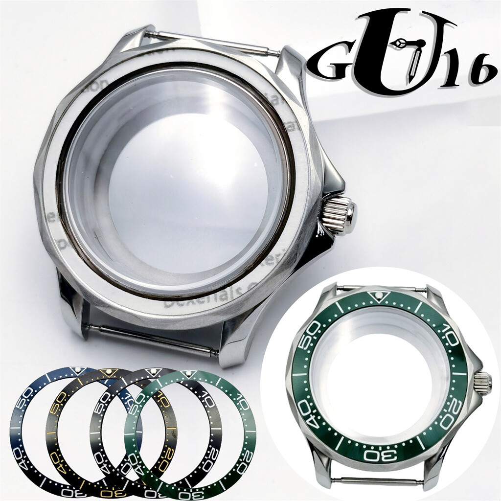 41mm NH35 Watch Case Sapphire crystal Fit NH34 NH36 ETA2836 Miyota8215 821A
