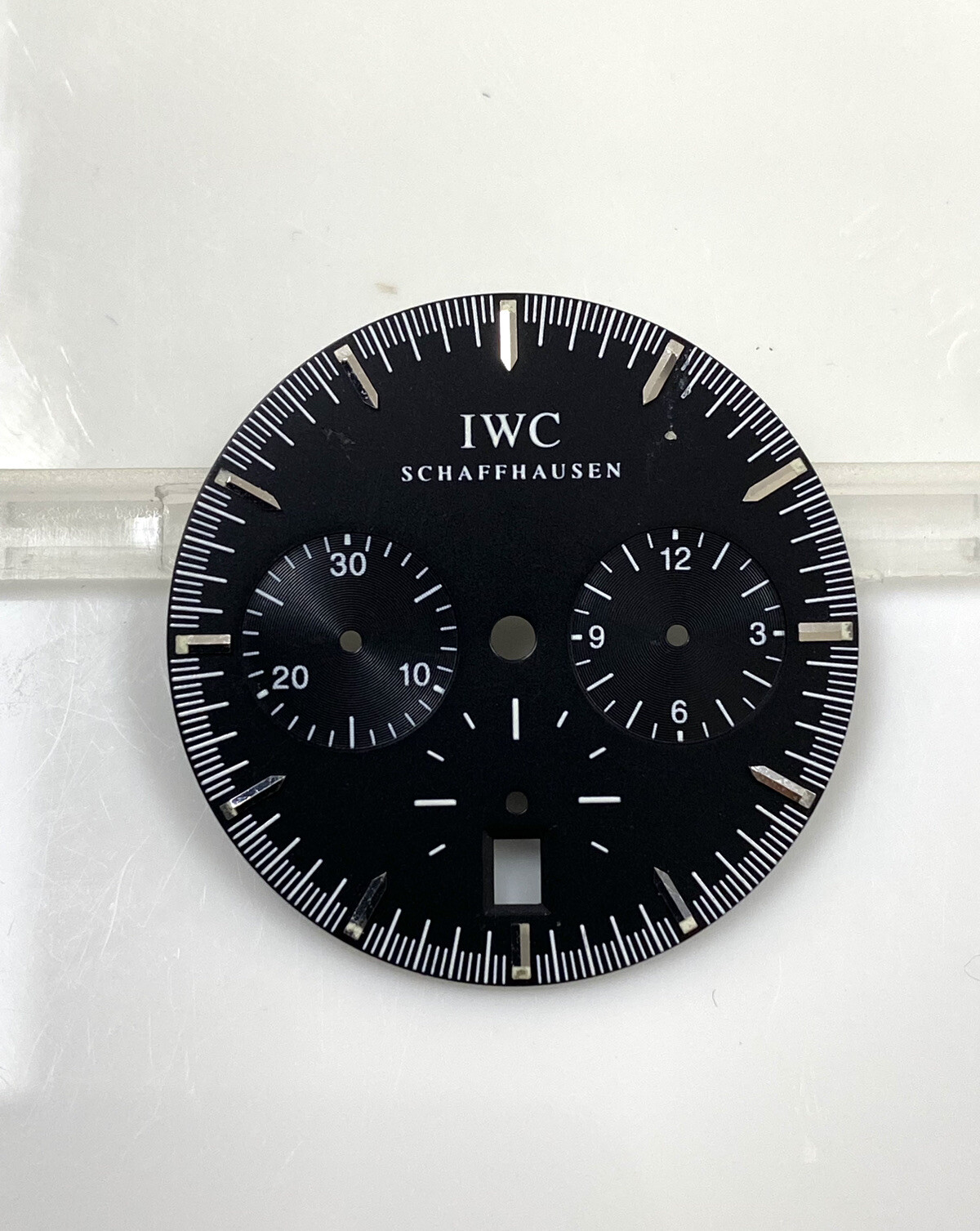 Original IWC GST SCHAFFHAUSEN Chronograph IW372702 Black 27mm Dial