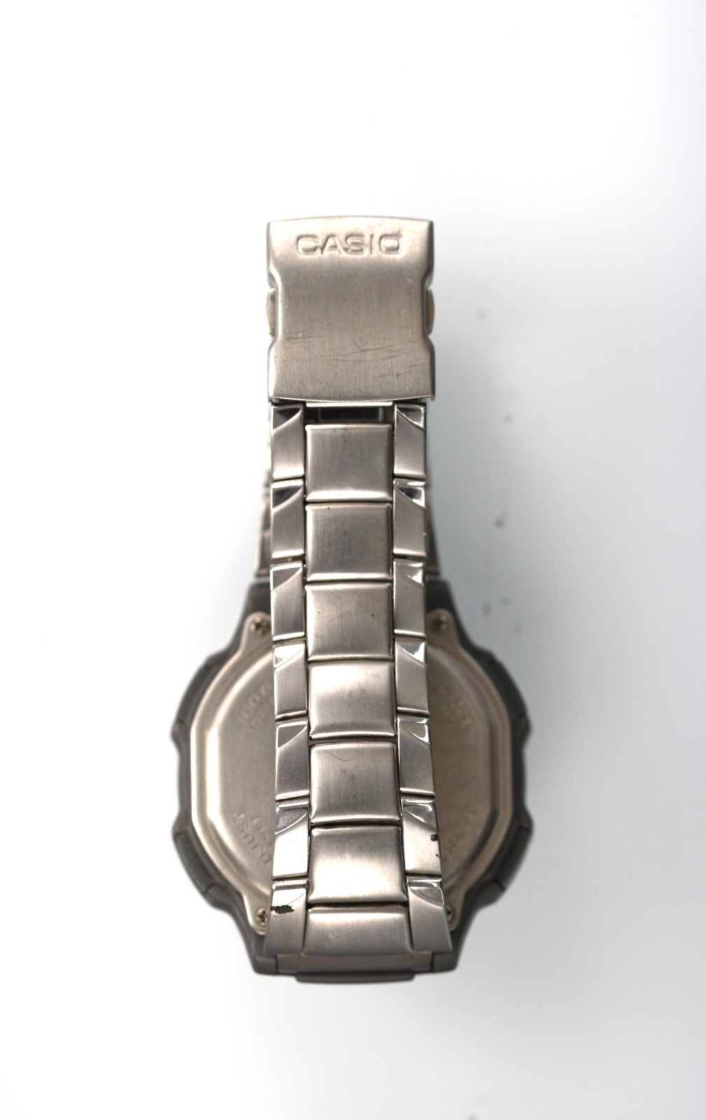 Casio Watch Men Solar Plastic Stainless Chrono Alarm Date 50m NON-WORKING Parts