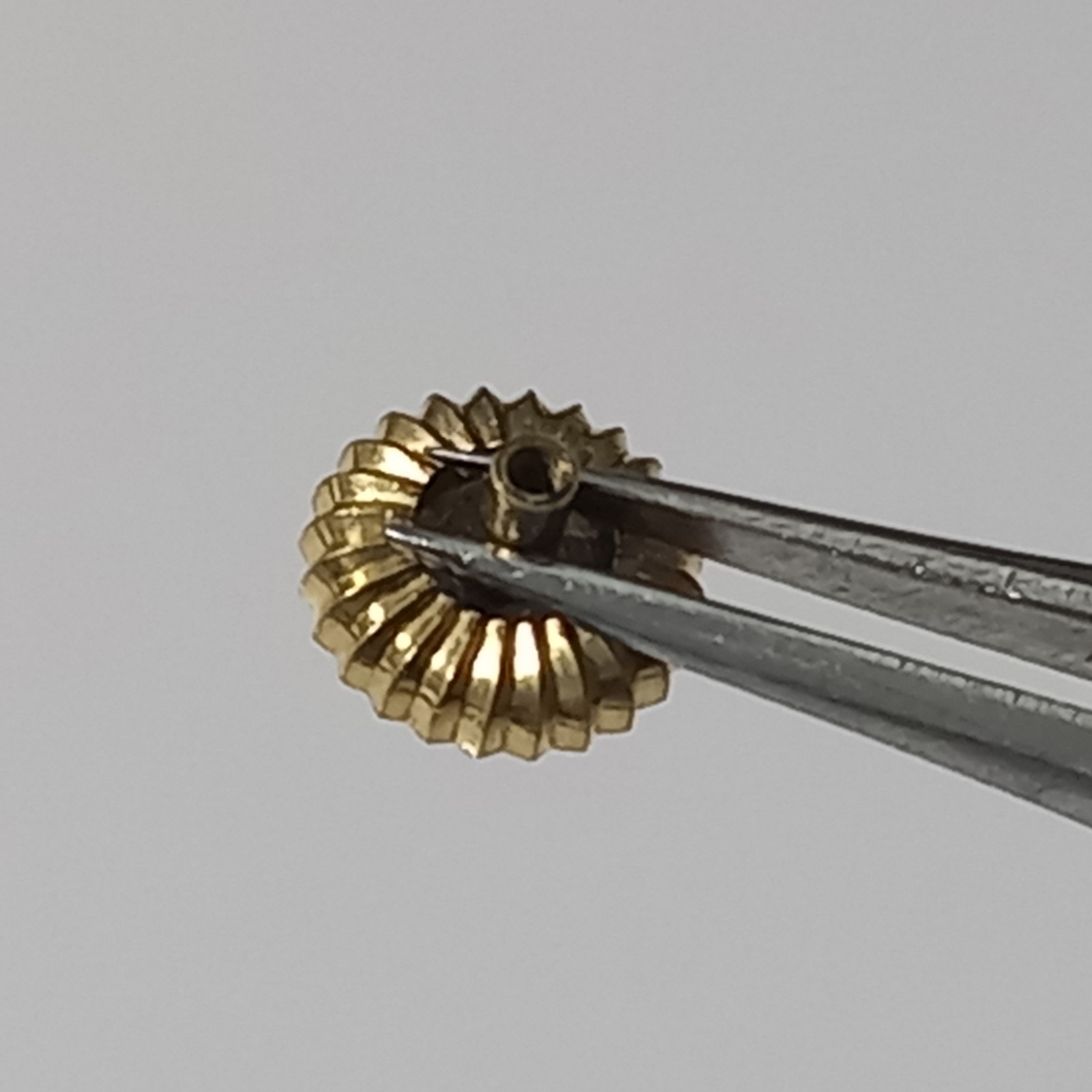 Extremely Rare 18K Solid Yellow Gold 7.2mm Crown For LONGINES 13ZN Chronograph