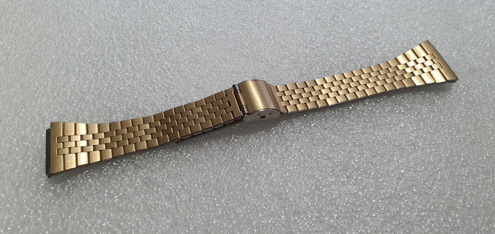 Seiko B386 Gold 12K GF Tops On Stainless Steel Strap Bracelet 18/14mm Authentic