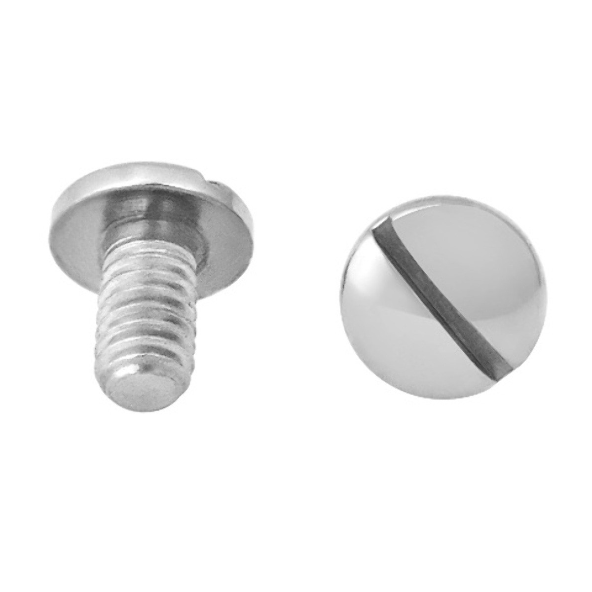 2 PCS NEW SCREWS REPLACEMENT FOR CARTIER LOVE BRACELET STAINLESS STEEL TOP QLTY